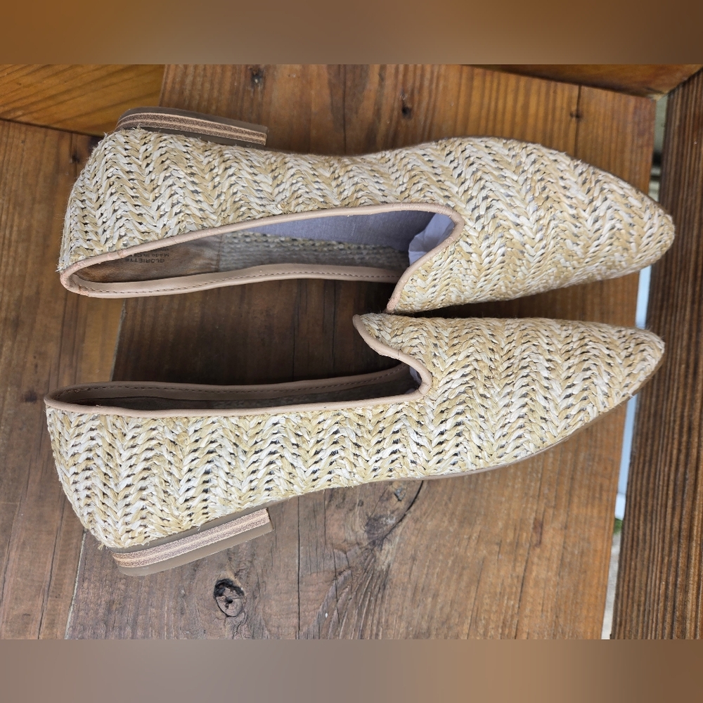 Com + Sens Gloriette Woven Raffia Shoes Size 8.5 - Picture 9 of 10